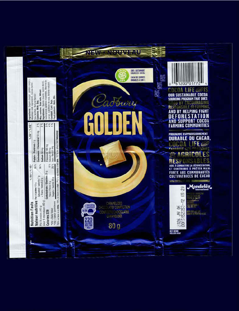 Cadbury wrapper